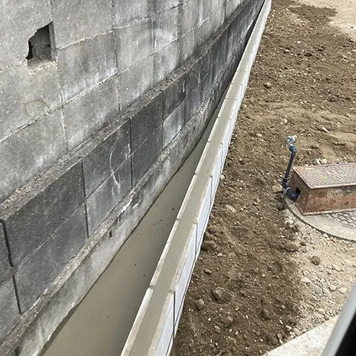 貝塚市 S様邸 境界ブロック積み